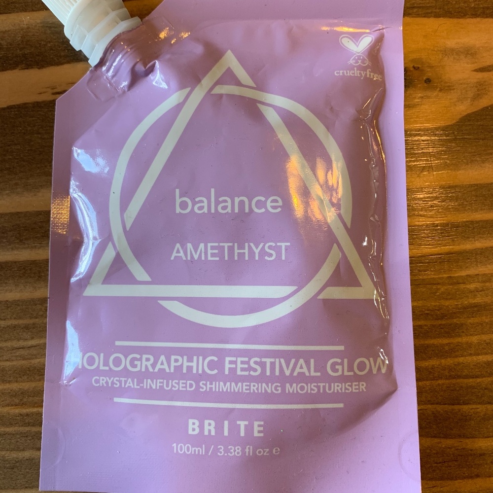*unused or opened* holographic facial glow moistur